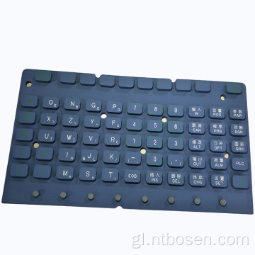 Teclado de goma de silicio do teléfono móbil